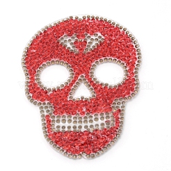 Schädel Strass Flecken&nbsp;DIY-WH0199-35F