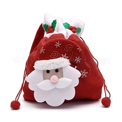 Décorations de sacs de bonbons de velours de noël&nbsp;ABAG-I003-01A