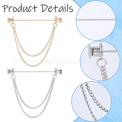 Broches de chaîne suspendues en alliage de zinc&nbsp;FIND-GF0006-87A