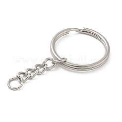 Geteilte Schlüsselringe aus Edelstahl 304&nbsp;KEYC-M035-01P