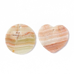 Pendentifs en jade naturel&nbsp;G-B030-26