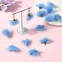 Decorazioni pendenti con nappine in pelliccia di visone sintetico&nbsp;FIND-YW0002-24F