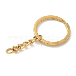 Geteilte Schlüsselringe aus Edelstahl 304&nbsp;STAS-D127-04G