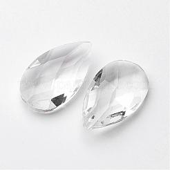 Pendenti in vetro a goccia sfaccettato&nbsp;X-GLAA-R149-01