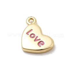 Pendentifs d'émail en laiton &nbsp;KK-P338-40G-03