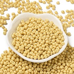 6/0 perles de rocaille en verre avec peinture à cuisson opaque&nbsp;SEED-M012-02A-07