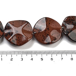 Natur Mahagoni Obsidian Perlen Stränge&nbsp;G-Z061-B05-02