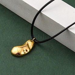 Collier pendentif en acier inoxydable 304 avec placage ionique (IP)&nbsp;NJEW-K255-25G