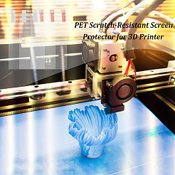 Pet kratzfeste Displayschutzfolie für 3D-Drucker&nbsp;FIND-WH0128-32A