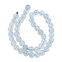 Natürliche Aquamarin Perlen Stränge&nbsp;G-D327-B01-5mm-01