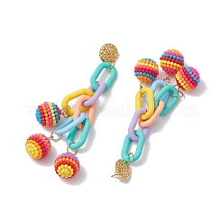 Orecchini ciondola acrilico&nbsp;EJEW-JE06229