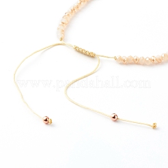 Ensembles de bracelets de perles tressées en fil de nylon&nbsp;BJEW-JB06456