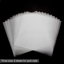PVC transparenter Hochtemperaturbeständigkeitsschutzfilm&nbsp;AJEW-BC0006-05