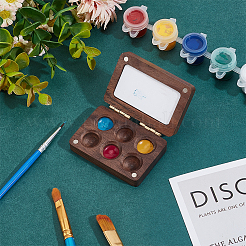 Holz Aquarellfarben Dosen Box&nbsp;AJEW-WH0542-84B