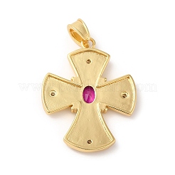 Ottone micro spianare pendenti zirconi&nbsp;X-KK-M246-01G