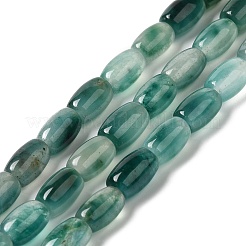 Gefärbt natürlichen weißen Jade Perlen Stränge&nbsp;G-M402-A01-10