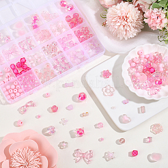264 pièce de perles acryliques de 27 styles mixtes&nbsp;TACR-PA0001-26