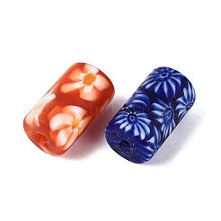 Handgefertigte Millefiori-Glassäulenperlen&nbsp;LA-N001-02E-02