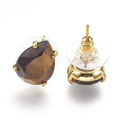 Natürliche & synthetische Edelstein Ohrstecker&nbsp;EJEW-L196-03