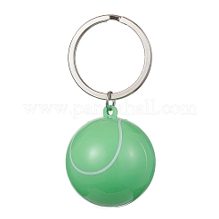 Porte-clés pendentifs à thème ballon de sport en plastique abs&nbsp;KEYC-JKC00659