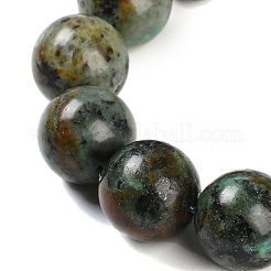 Natürliche afrikanische türkis (jasper) perlen stränge&nbsp;G-G118-B03-01