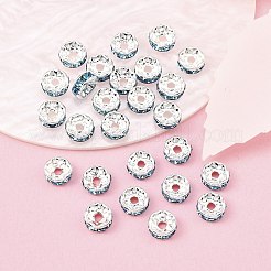 Grade ottone a strass distanziatore perline&nbsp;RB-A014-Z8mm-03S