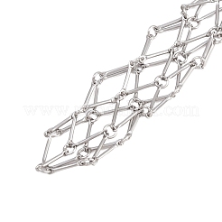 Pochette en macramé en acier inoxydable 304&nbsp;STAS-D264-07B-P
