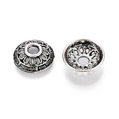 Tibetano estilo aleación perla cono&nbsp;TIBEB-T004-17AS