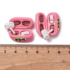 Undurchsichtige Cabochons aus Kunstharz mit Musikmotiven&nbsp;LS-CRES-Z010-02B