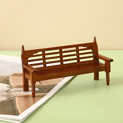 Décoration de banc avec dossier en bois&nbsp;PW-WGF4E03-01