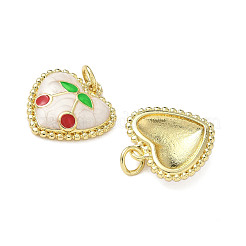 Pendentifs d'émail en laiton &nbsp;KK-L243-16G