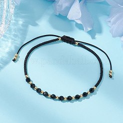 6 bracelet en perles de verre tressées&nbsp;BJEW-JB11419