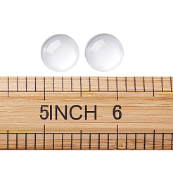 Transparente Glas Cabochons&nbsp;GGLA-CD0001-03