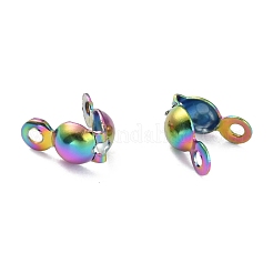 Placcatura ionica (ip) punte perline in acciaio inossidabile 304&nbsp;STAS-F075-26MC