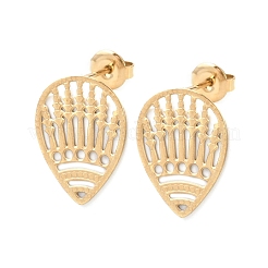 Pendientes de lágrima de acero inoxidable 304&nbsp;EJEW-I320-06G