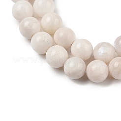 Brins de perles de pierre de lune arc-en-ciel naturel&nbsp;G-N328-024-10mm-AB