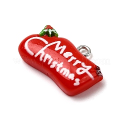 Pendentifs de noël en résine opaque&nbsp;LS-CRES-D314-02P-04