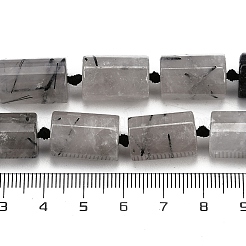 Natürliche turmalinierte Quarzperlenstränge&nbsp;G-G162-D17-02