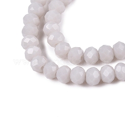 Fili di vetro in giada imitazione di colore solido opaco&nbsp;EGLA-A044-P2mm-D19