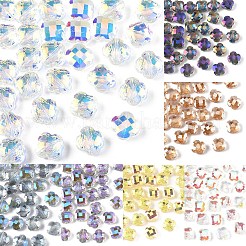 30 pièces galvanoplastie perles de verre&nbsp;EGLA-YW0006-16A