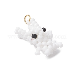 Pendenti con perline di vetro&nbsp;PALLOY-MZ00458-02