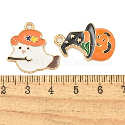 Halloween-Thema Legierung Emaille Anhänger&nbsp;FIND-U010-02