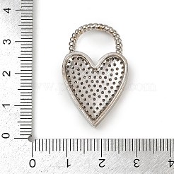 Pendentifs avec zircon cubiques à micro-pavés en laiton&nbsp;KK-M322-40P