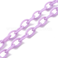 Colliers pendentifs fleurs acryliques transparents&nbsp;NJEW-JN03521-03