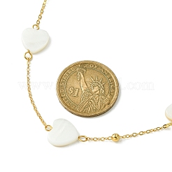 Ensemble de colliers à maillons perlés en coquillage naturel&nbsp;NJEW-TA00120