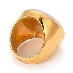 Ionenplattierung (IP) 304 Edelstahl Breitbandringe&nbsp;RJEW-H125-82G