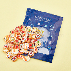 60 pz 12 stili cabochon decoden in resina epossidica opaca&nbsp;FIND-SC0003-25