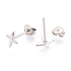 925 Sterling Silber Ohrstecker&nbsp;STER-N016-85P