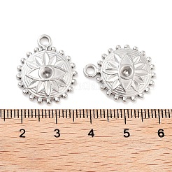 Anlaufgeschützte Strass-Fassungen für Anhänger aus Edelstahl 304&nbsp;STAS-P364-02P
