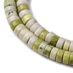 Abalorios naturales del jade hebras&nbsp;G-L624-I14-3x6mm